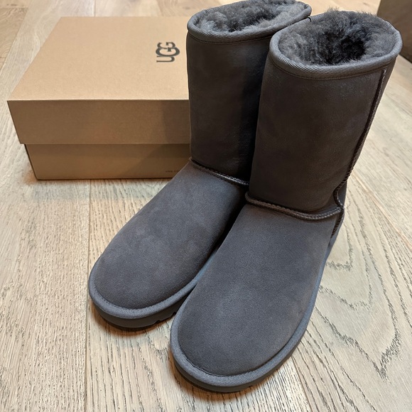 Women’s Classic Short II - Gray Ugg Boots - Picture 4 of 8